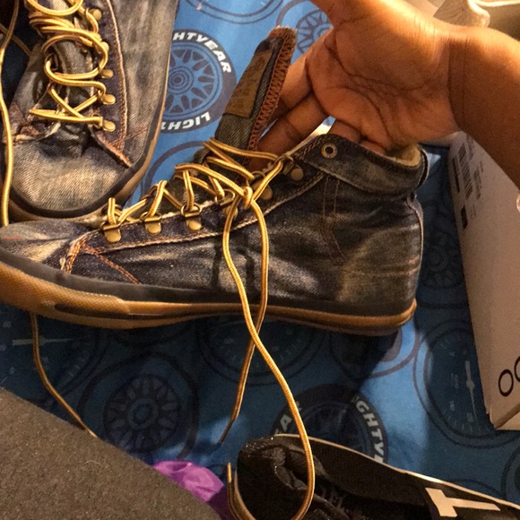 Diesel Jean Material Sneaker - Picture 2 of 5